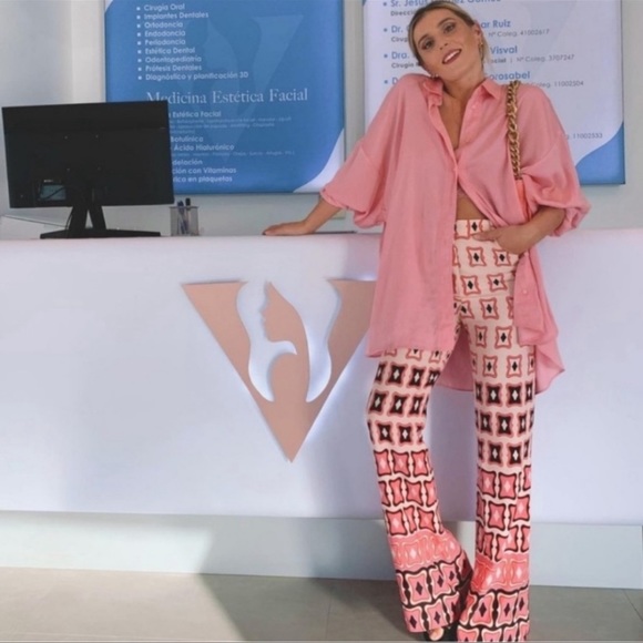 Zara printed flared pants - Picture 5 of 10